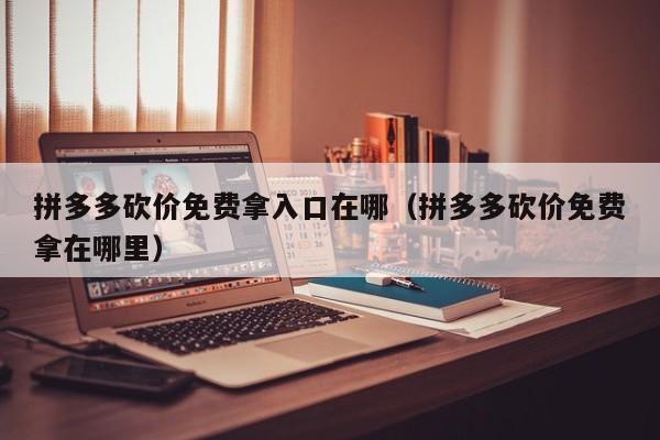 拼多多砍价免费拿入口在哪（拼多多砍价免费拿在哪里）