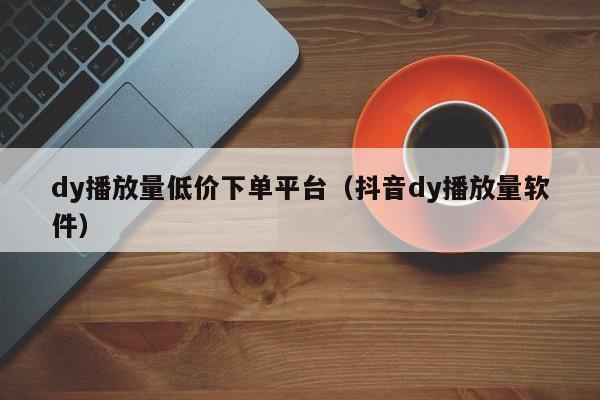 dy播放量低价下单平台（抖音dy播放量软件）