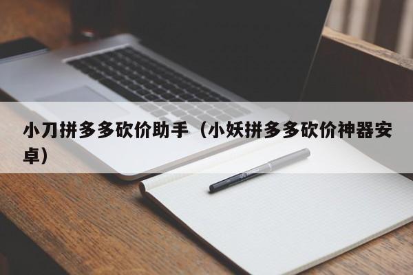 小刀拼多多砍价助手（小妖拼多多砍价神器安卓）