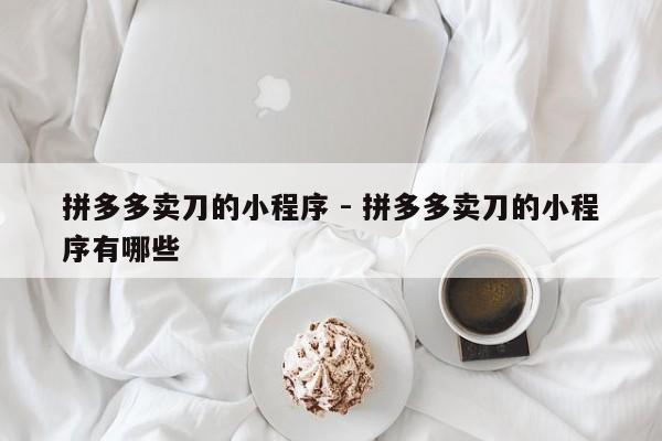 拼多多卖刀的小程序 - 拼多多卖刀的小程序有哪些