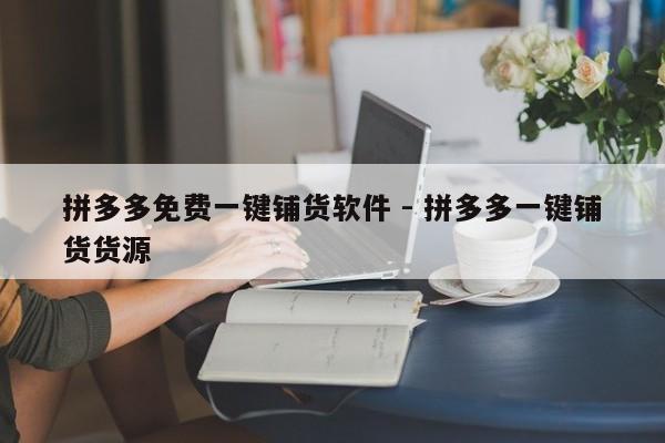 拼多多免费一键铺货软件 - 拼多多一键铺货货源