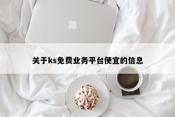 关于ks免费业务平台便宜的信息