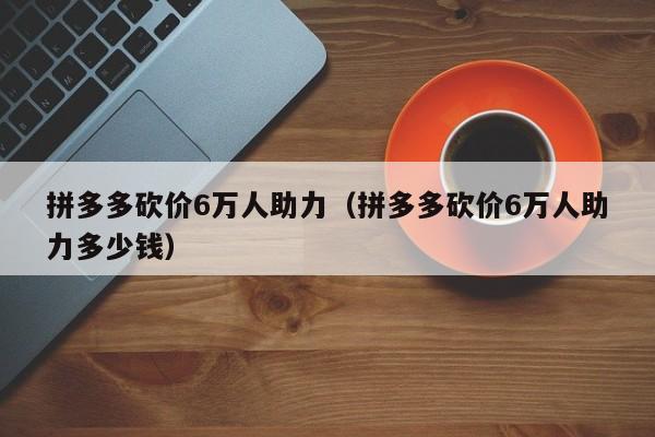 拼多多砍价6万人助力（拼多多砍价6万人助力多少钱）
