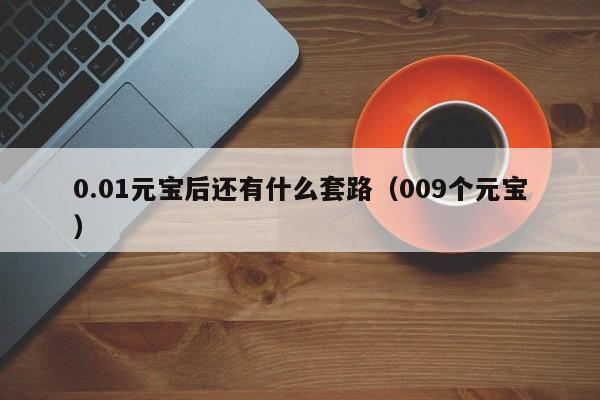 0.01元宝后还有什么套路（009个元宝）