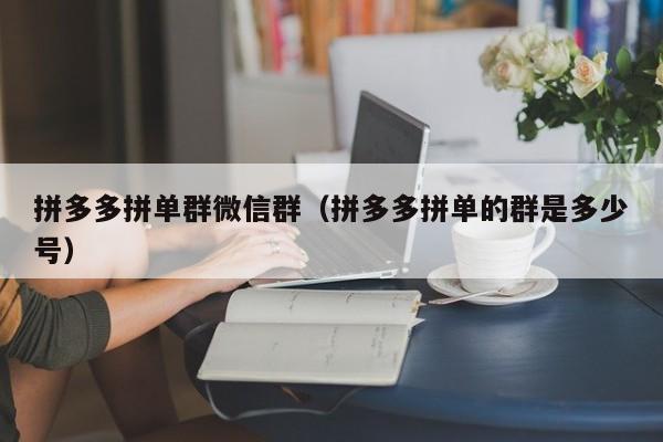 拼多多拼单群微信群（拼多多拼单的群是多少号）