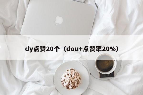 dy点赞20个（dou+点赞率20%）