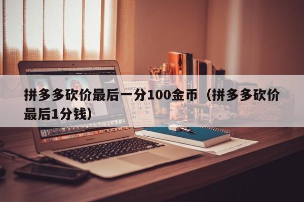拼多多砍价最后一分100金币（拼多多砍价最后1分钱）