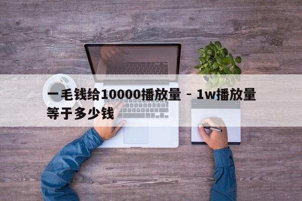 一毛钱给10000播放量 - 1w播放量等于多少钱